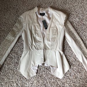 BeBe Studded Leather Jacket Brand New with Tags